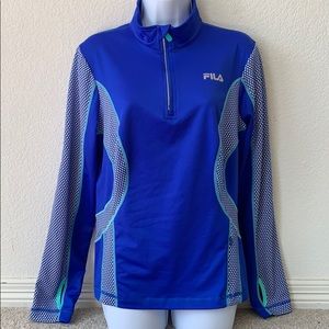 Like new Fila performance running 1/4 zip